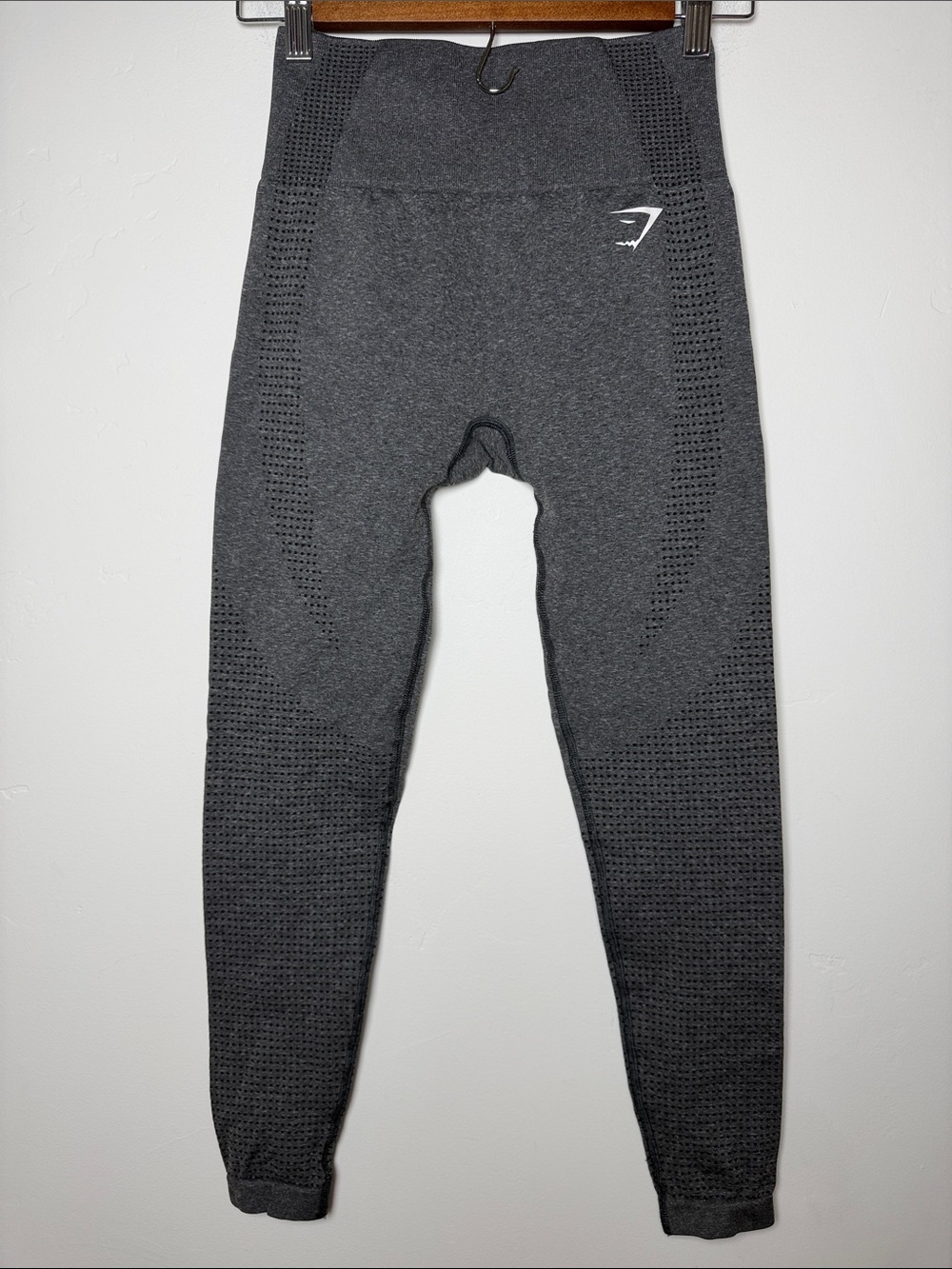 Gymshark seamless leggings Charcoal Activewear dark grey black S gym workout